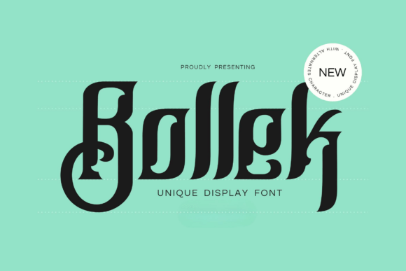 Bollek Font - Featured Image