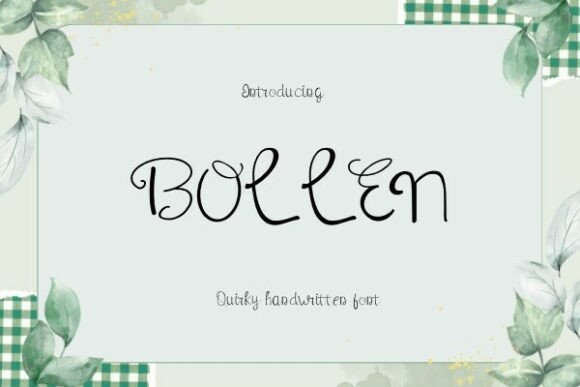 Bollen Font - Featured Image