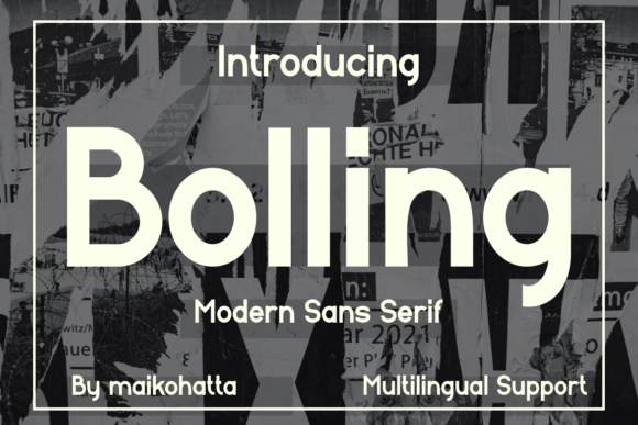 Bolling Font - Featured Image