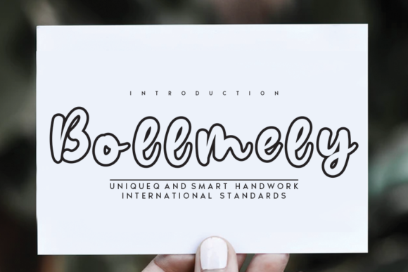 Bollmely Font - Featured Image
