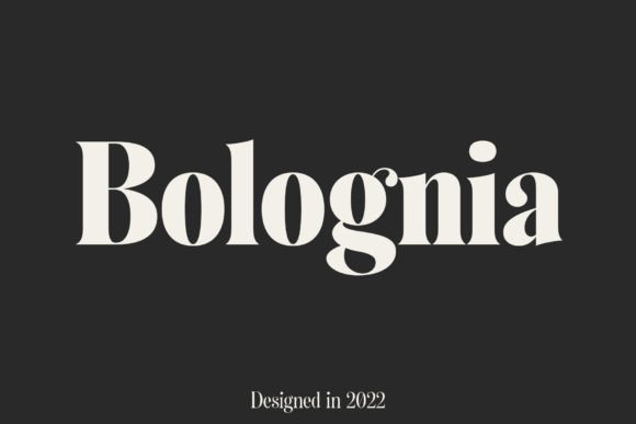 Bolognia Font - Featured Image