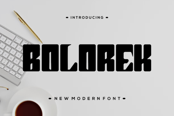 Bolorek Font - Featured Image