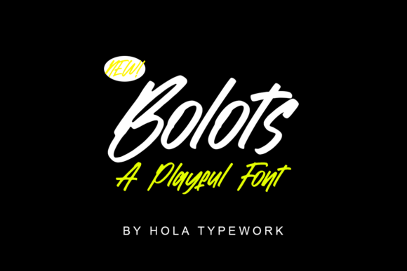 Bolots Font - Featured Image