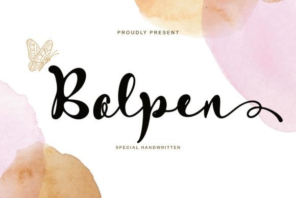 Bolpen Font - Featured Image