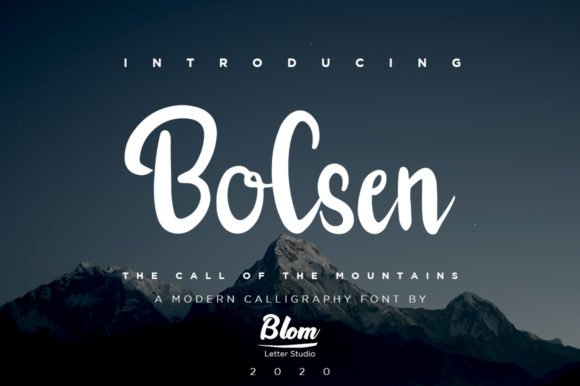Bolsen Font - Featured Image