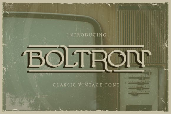 Boltron Font - Featured Image
