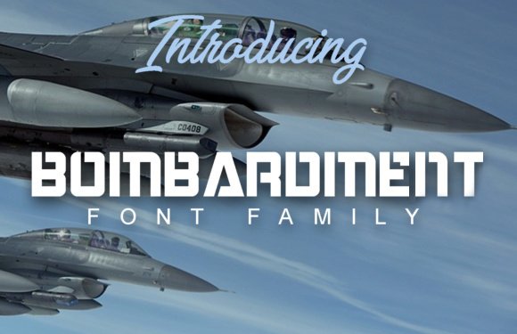 Bombardment Font - Featured Image