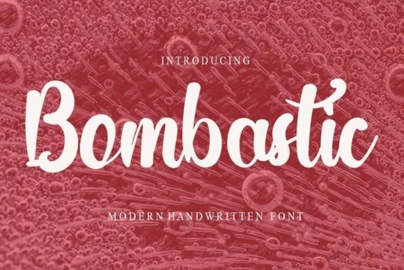 Bombastic Font - Featured Image