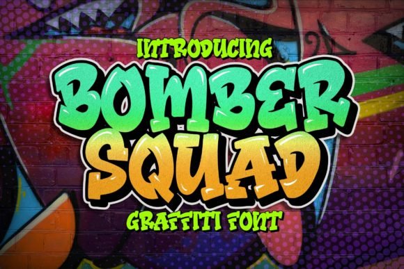 Bomber Squad Font - Featured Image