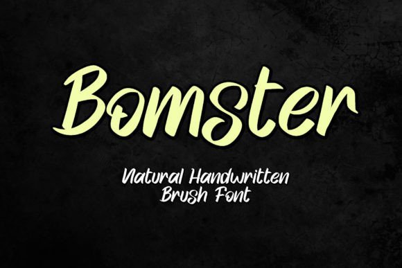 Bomster Font - Featured Image