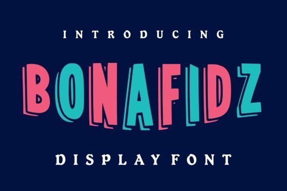 Bonafidz Font - Featured Image