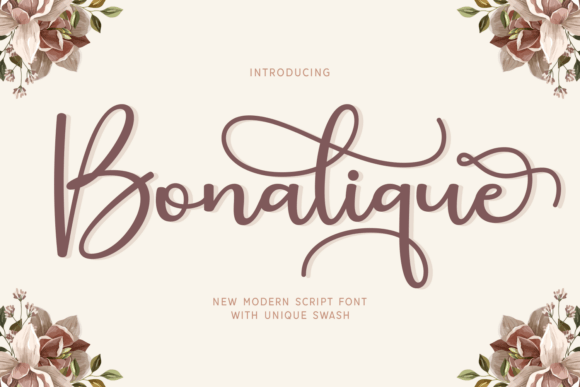Bonalique Font - Featured Image
