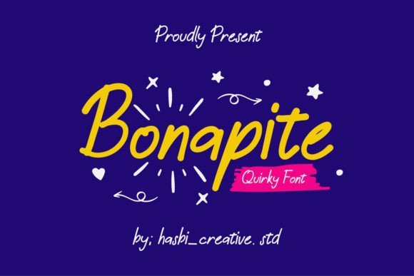 Bonapite Font - Featured Image