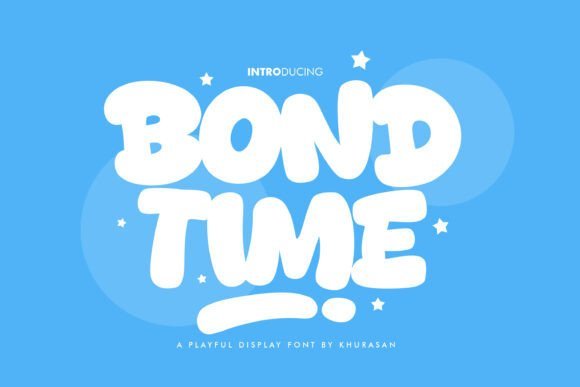 Bond Time Font - Featured Image
