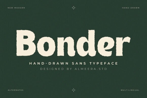 Bonder Font - Featured Image