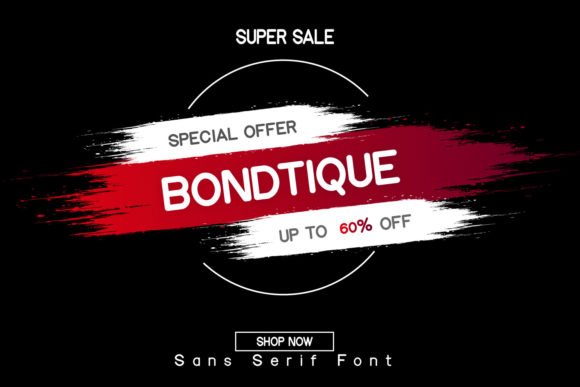 Bondtique Font - Featured Image