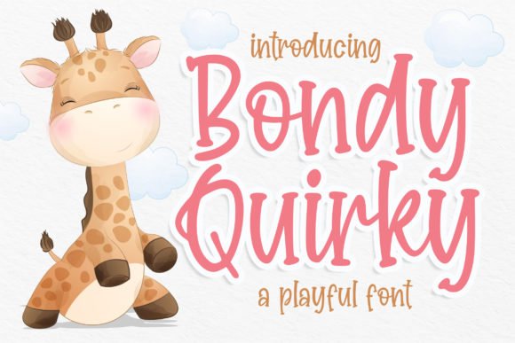 Bondy Quirky Font - Featured Image