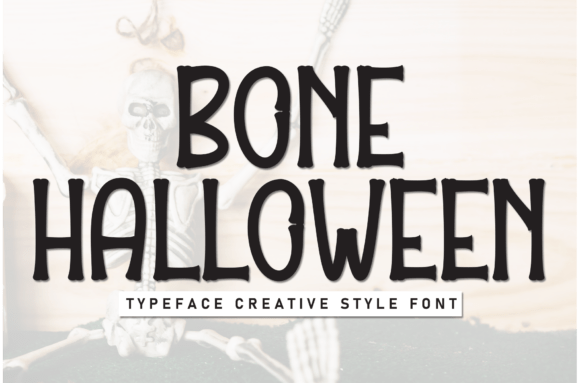 Bone Halloween Font - Featured Image