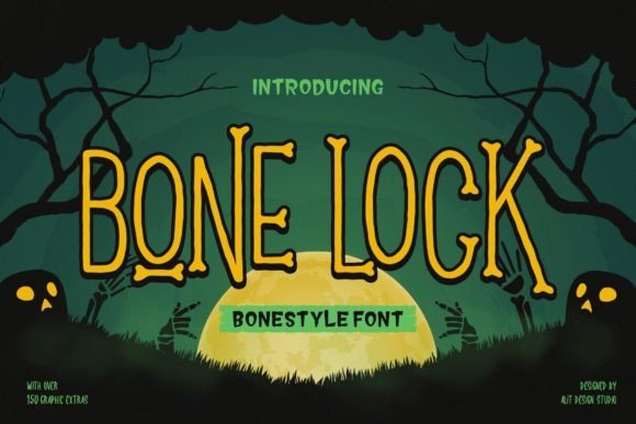 Bone Lock Font - Featured Image