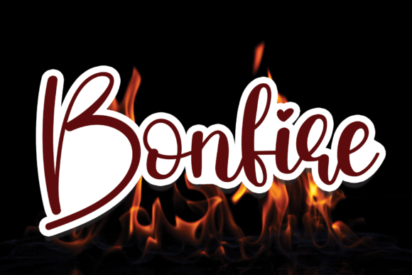 Bonfire Font - Featured Image