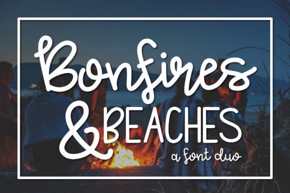 Bonfires & Beaches Font - Featured Image