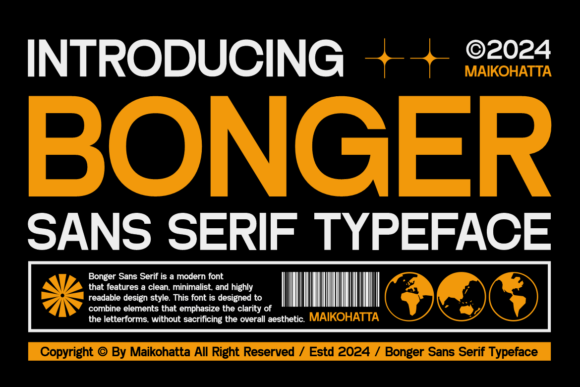 Bonger Font - Featured Image