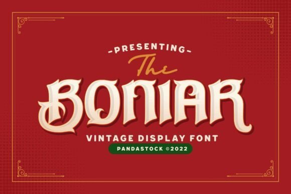 Boniar Font - Featured Image