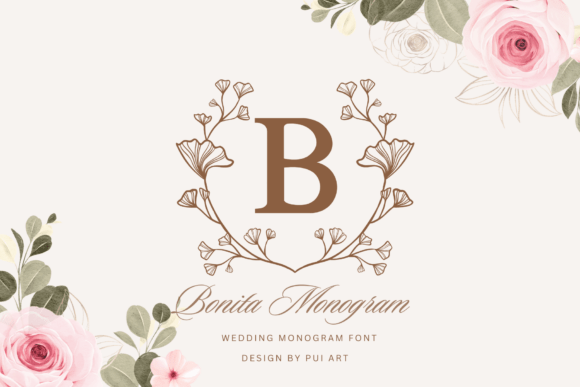 Bonita Monogram Font - Featured Image