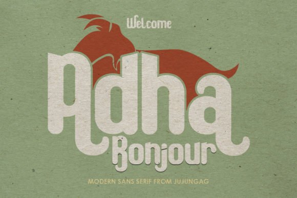 Bonjour Adha Font - Featured Image