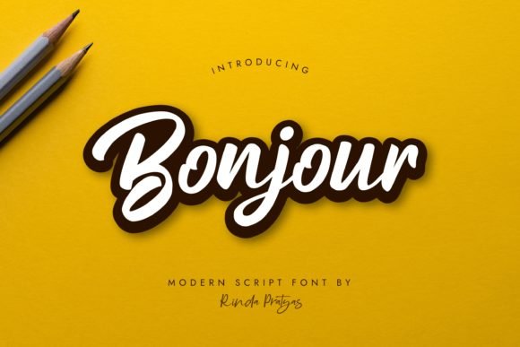 Bonjour Font - Featured Image