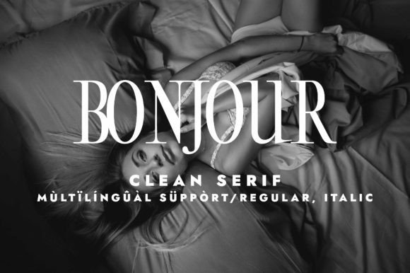 Bonjour Font - Featured Image