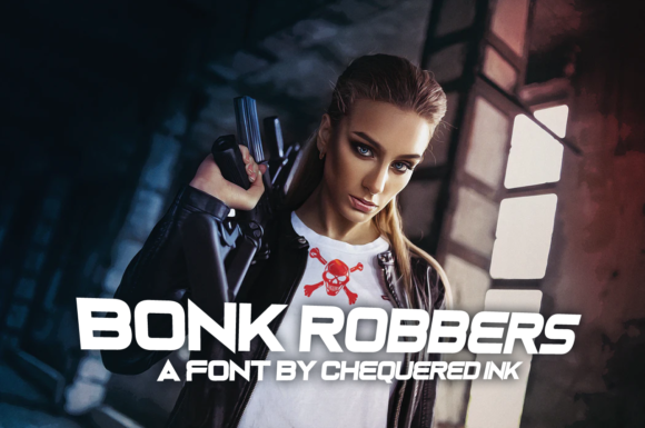 Bonk Robbers Font - Featured Image