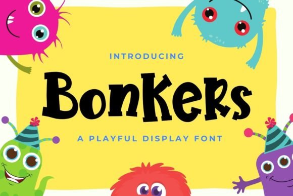 Bonkers Font - Featured Image