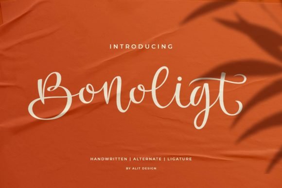Bonoligt Font - Featured Image