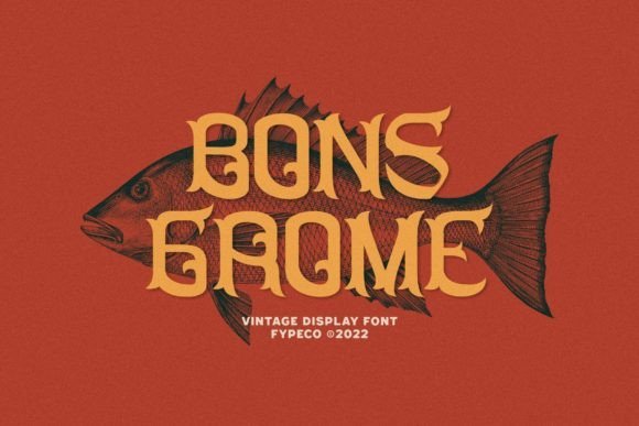 Bons Grome Font - Featured Image