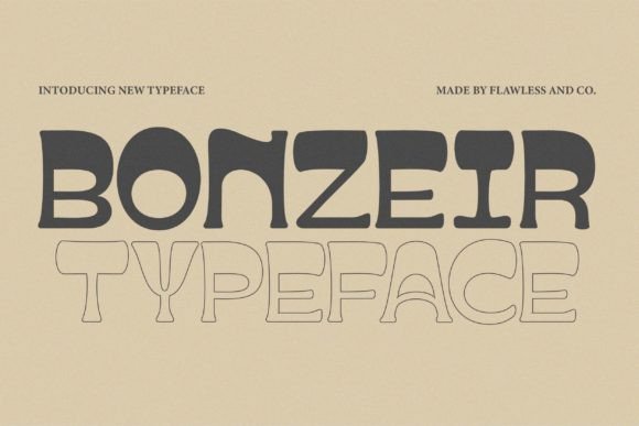 Bonzeir Font - Featured Image