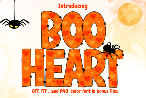 Boo Heart Font - Featured Image
