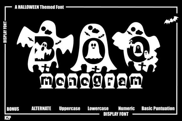 Boo Monogram Font - Featured Image