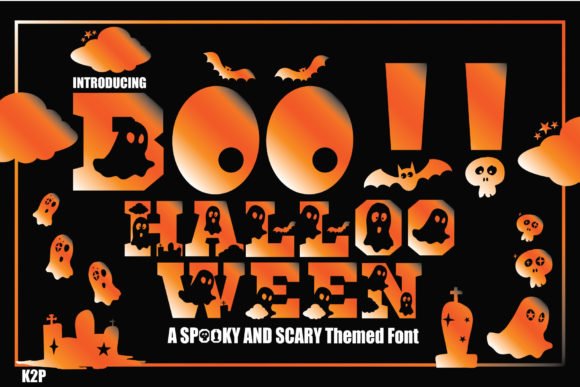 Boo!! Halloween Font - Featured Image