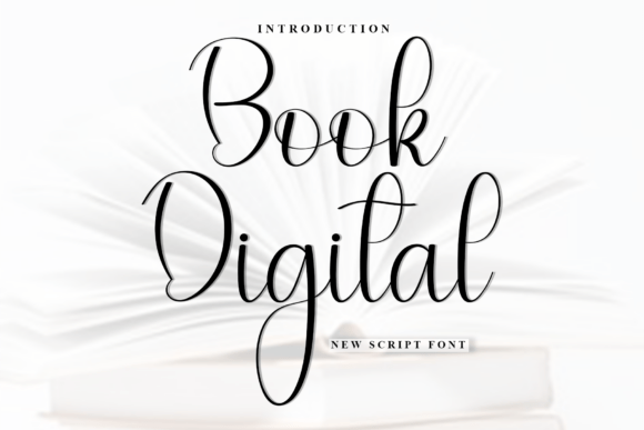 Book Digital Font - Featured Image