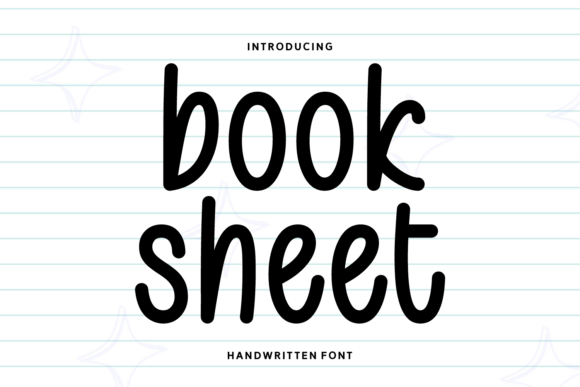 Book Sheet Font - Featured Image