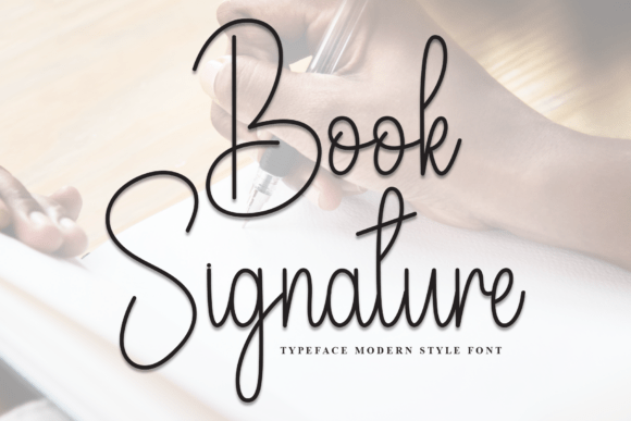 Book Signature Font - Featured Image
