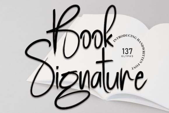 Book Signature Font - Featured Image