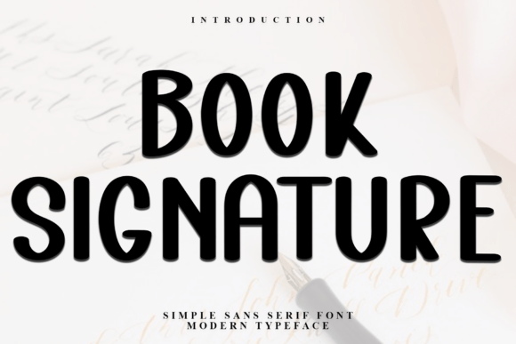 Book Signature Font - Featured Image