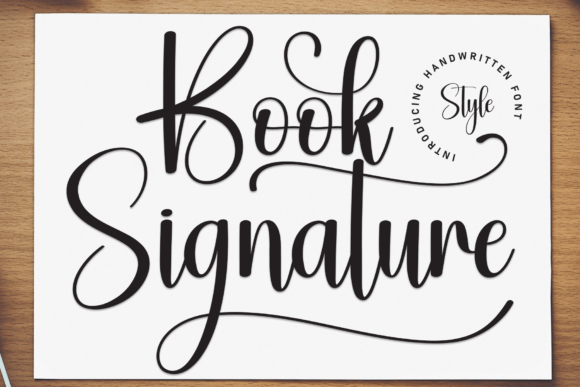 Book Signature Font - Featured Image