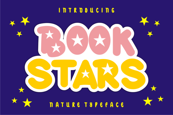 Book Stars Font - Featured Image