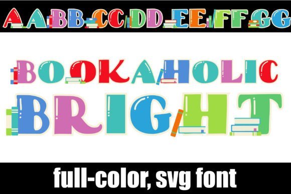 Bookaholic Bright Font - Featured Image