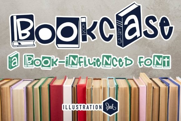 Bookcase Font - Featured Image