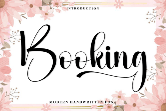 Booking Font - Featured Image