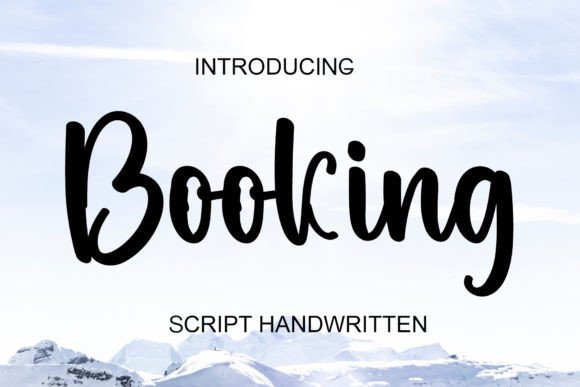 Booking Font - Featured Image